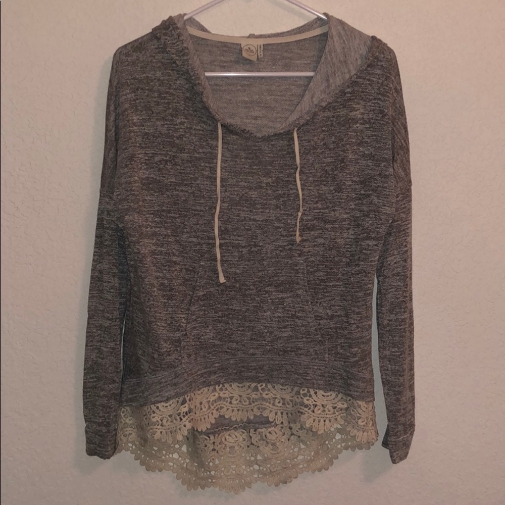 Paper Crane Hooded Shirt - M